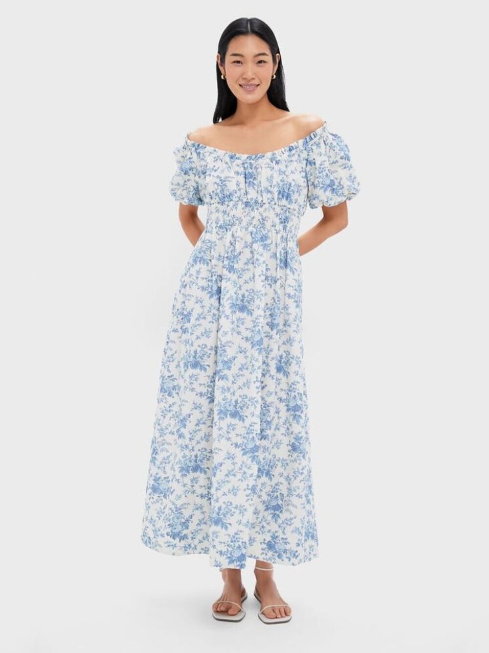 NWT Tuckernuck Forget Me Not Floral Adria Dress Cottagecore Romantic Size XL